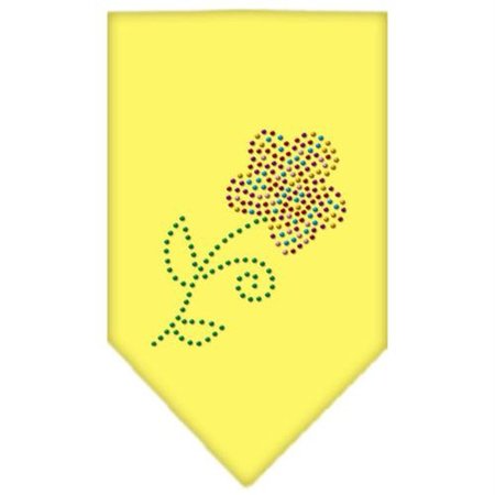 UNCONDITIONAL LOVE Multi Flower Rhinestone Bandana Yellow Small UN852278